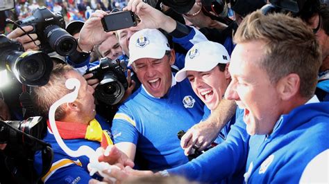 Shirtless McIlroy the life of the Ryder Cup afterparty